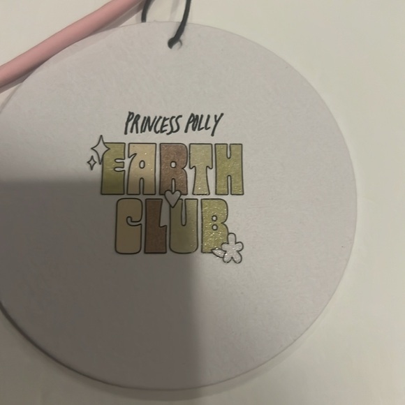 Princess Polly Haily Richard Halter Bikini Top Pink Lace Detail Size 2 - Picture 4 of 10